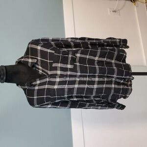Lucky Brand Button Down Shirt Viscose Sz M